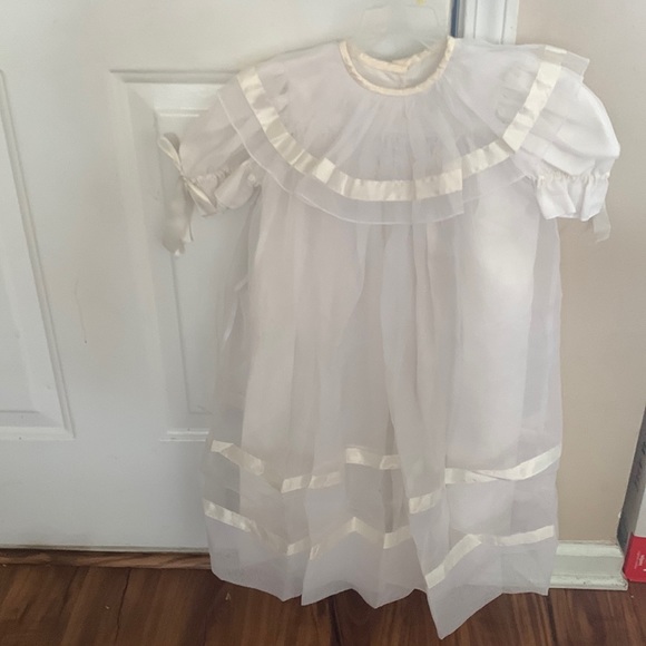Hand Crafted Other - Easter Formal White Gown Size 4